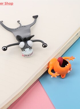 1PC Creative Cartoon Animal Style 3D Stereo Bookmarks Origin