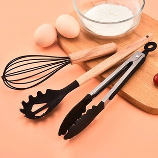 12 Pcs Silicone Kitchen Utensils Set Non-Stick Cookware for