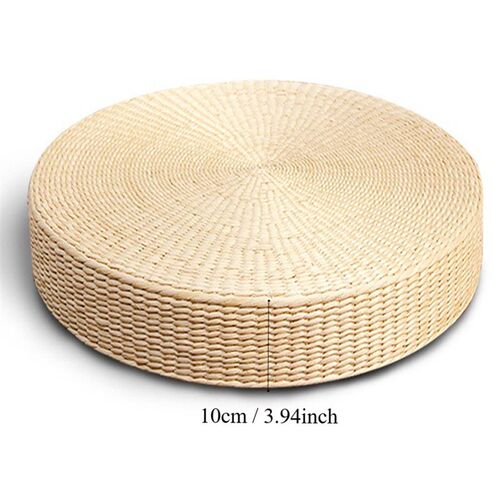 Temu Straw Futon Cushion Bay Window Cushion Round Japanese S