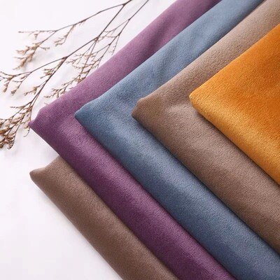 1/3/5M 14Colors Velvet Fabric DIY For Sewing Home Textile Cl
