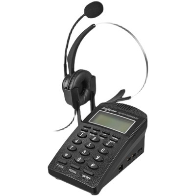 贝恩BN400话务盒耳麦电话机客服专用座机耳机电话机