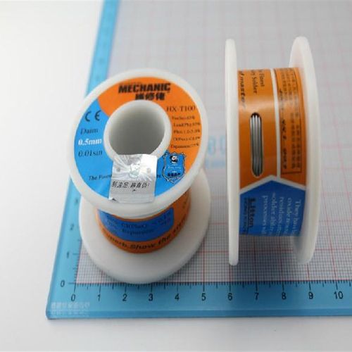 焊锡丝 0.5MM精细焊锡丝 活性焊锡丝100克 深圳东润电子