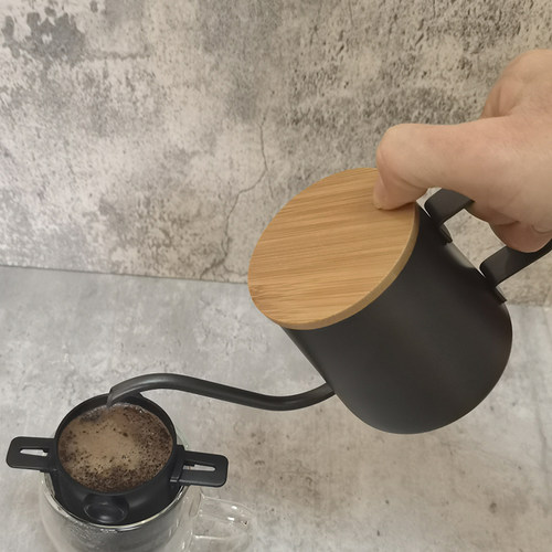 不锈钢挂耳咖啡壶 滴滤式家用 迷你小型手冲细口壶长嘴注水壶