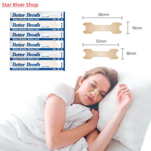 100Pcs/Lot or 200Pcs/Lot Nasal Strips Anti Snoring Patches B