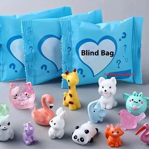 50pcs Mini Animal Surprise Blind Bags Cute Luminous Assorted