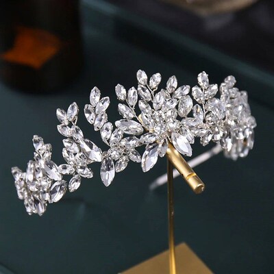 Wedding Bride Romantic Hair Band Accessories crown Elegant a
