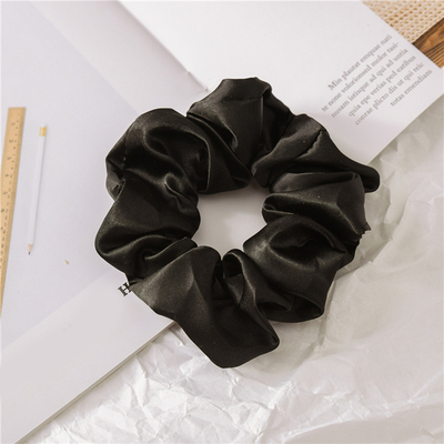 Women Silk Scrunchie Elastic Handmade Multicolor Hair Band P