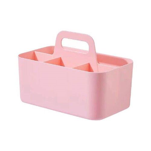 Plastic Storage Basket With Handle,Portable Pencil Pen