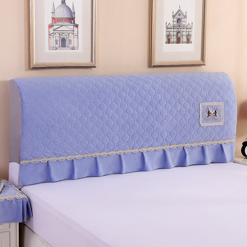 加绒加厚全包床头罩欧式软包皮床头罩子床实木床头靠背罩防尘,居家布艺,床头罩,淘宝优惠券,粉丝福利购,淘宝优惠卷