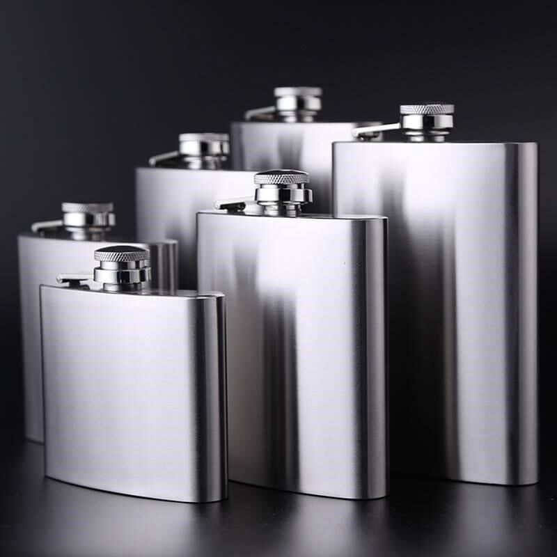 New 112 OZ Stainless steel hip flask Pocket Whiskey bottle图片