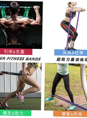 Pull Up Assist latex Resistance Bands Sets Power Rubber Band
