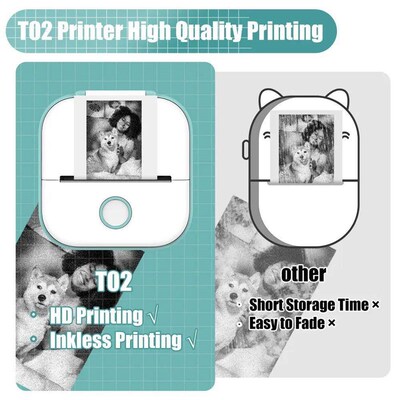 Portable Mini Wireless Thermal Pocket Printer Seo