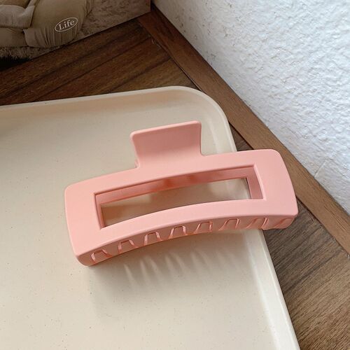 13CM Elegant Rectangular Back Head Grabber Fashion Matte Hai