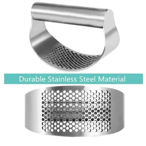 New Stainless Steel Garlic Press Squeezer Manual Mincer Chop