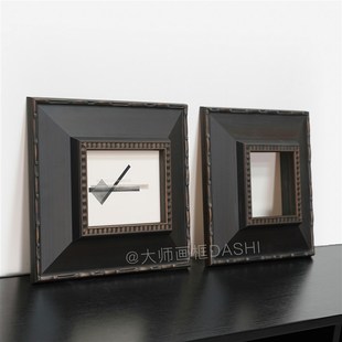 中古复古欧式实木油画外框装饰画框定制装裱挂墙相框镜框空框拼图