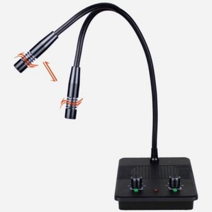 Bank Intercom System Two-way Window Intercom Loudspeaker Pha