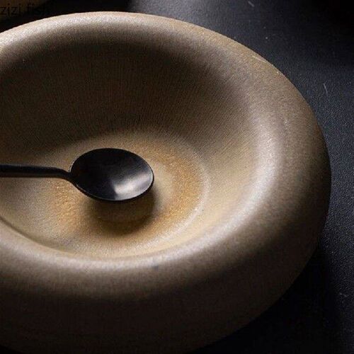 Thickened Ceramic Dining Plate Dessert Plates Fruit Dish