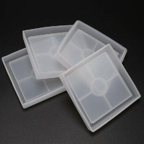 Silicone Coaster Molds Silicone Resin Mold, Clear Epoxy
