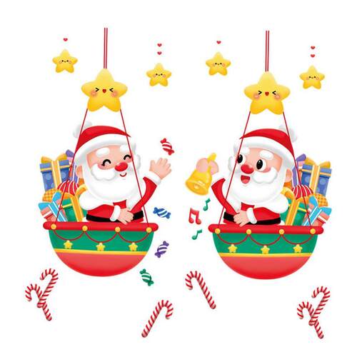 Christmas Decorations Stickers Christmas Tree Old Man Snowma