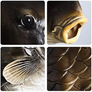 Realistic Fish Mask Latex Masks Animal Head Mask Halloween
