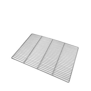 烧烤网篦子网格不锈钢家用野炊可多次使用烤鱼夹片厂家电镀便携