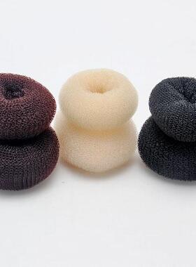 hot sale hair donut bun ring shaper styler maker brown black
