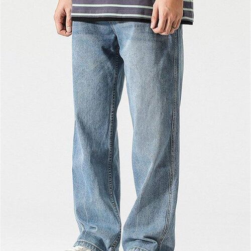 Four Seasons Casual tendy Loose Straight Wide Leg Dad Pants