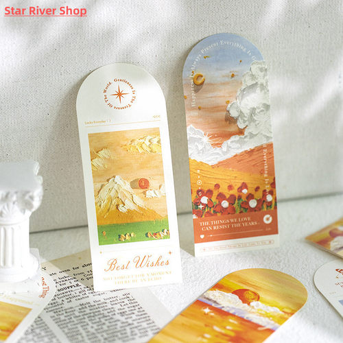 10pcs/pack Happiness Is Always Present Colorful Painting Rom