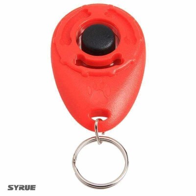 1Pc  Pet Dog Training Adjustable Sound Key chain Dog clicker