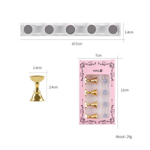 Magnet Magnetic Nail Tip Display Work Stand Set Nail Tool