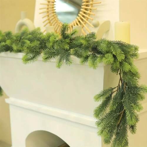 1.8M Artificial Christmas Pine Needle Garland Decoration, PE