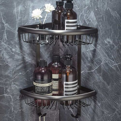 Gun Grey All Copper Bath Towel Rack Set Bathroom Towel Rack