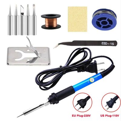 Multi-Kit Option Adjustable Temperature Electric Soldering I