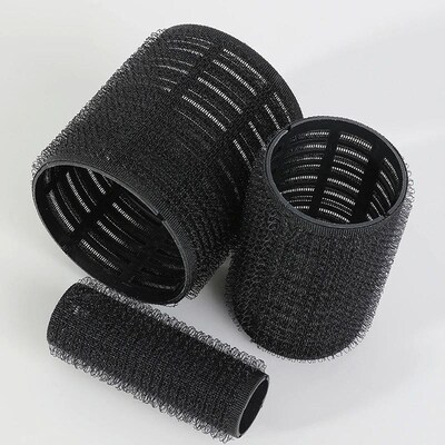 13pcs Black Self Grip Hair Rollers No Heat Hair Curlers Heat