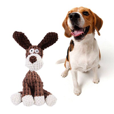 Interactive Dogs Toys Squeaky Puppy Play Chew Dog Toy Cleani