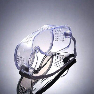 Clear Anti-Fog Safety Goggles Eye Chemical Face Protection