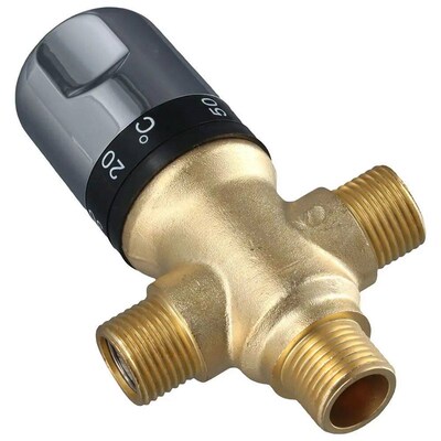 1/2 Inch Thermostatic Mixing Valve Surface Mounted Adjustabl