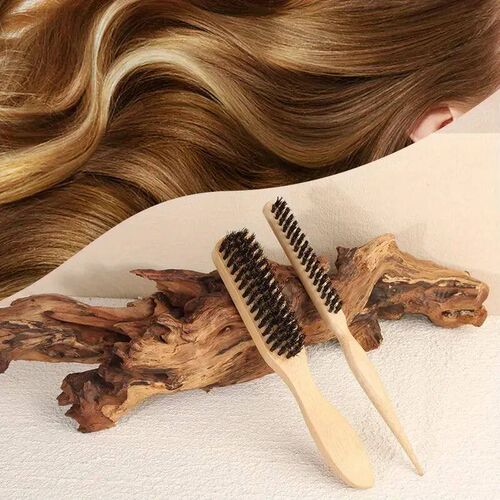 2pcs Hair brush styling comb Barbershop bristle cleaning bru