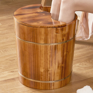 泡脚桶木质家用洗脚足浴盆木制桶木盆泡脚足疗保温实木洗脚桶木桶