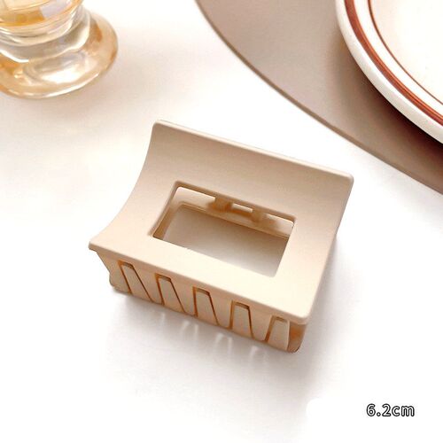 Matte Solid Hair Claw Elegant Simple Acrylic Hair Clips Hair