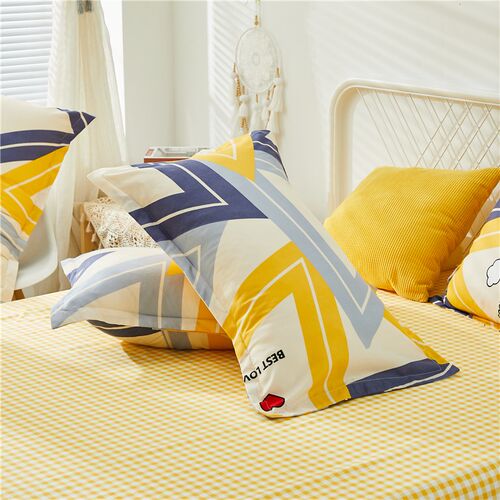 2pc soft student bed pillowcase pollow case cover 枕套48x72