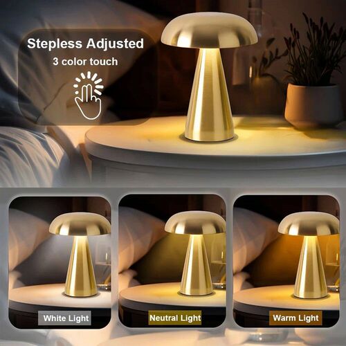 Classic Mushroom Table Lamp, Modern Art Decoration Lamp, Lig