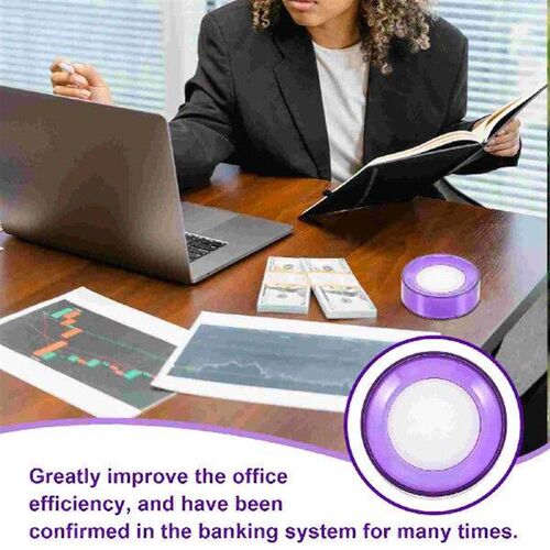 6 Pcs Moisten Refill Office Purple Envelope Sponge