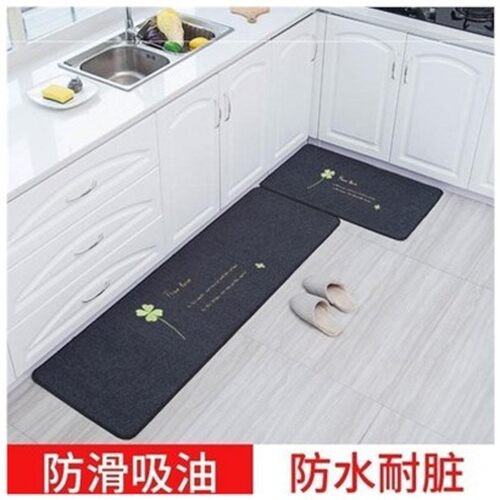 Kitchen floor mat long anti-oil mat household non-slip door
