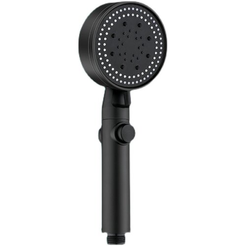 Shower Head Water Saving Black 5 Mode Adjustable High