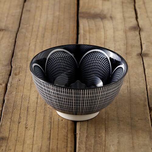 4.5  Nordic Rice Bowl, Printed Color Ceramic Bowl for Home