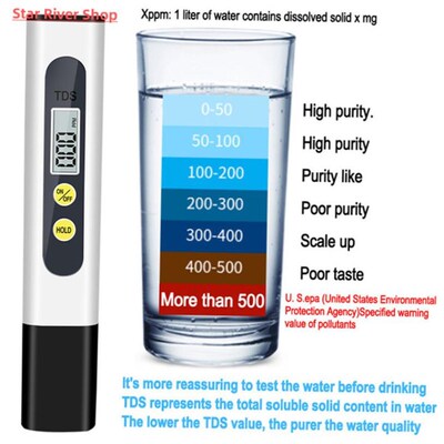 Digital PH TDS Meter Tester Temperature Pen Water Purity PPM