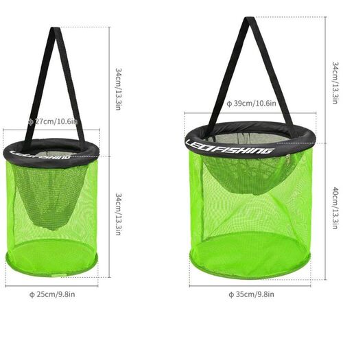 1pc Circular Buoyant Fish Basket Floating Live Bait Containe