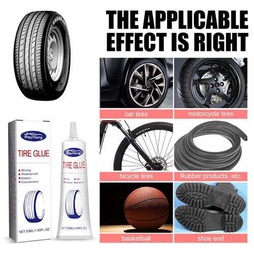 Rayhong Tire Repair Adhesive - Flexible Repair Glue for Scra