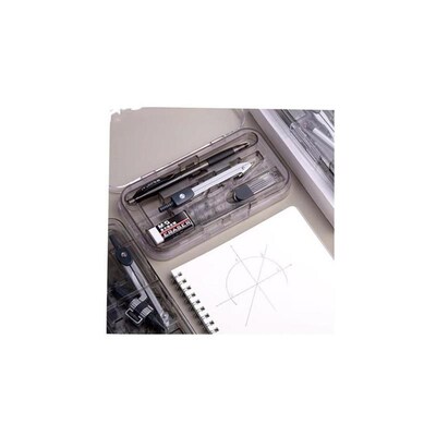 8 Pcs/Set Compass Ruler Set Protractor Drawing Triangle Eras